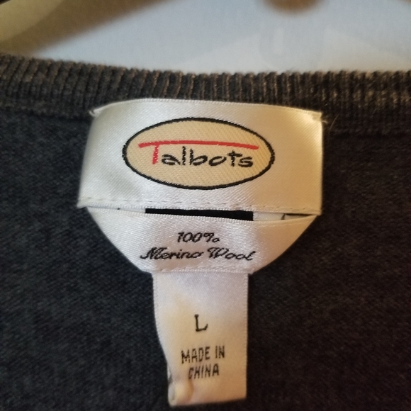 Talbots Argyle Vest - Wool - Large - Picture 3 of 5